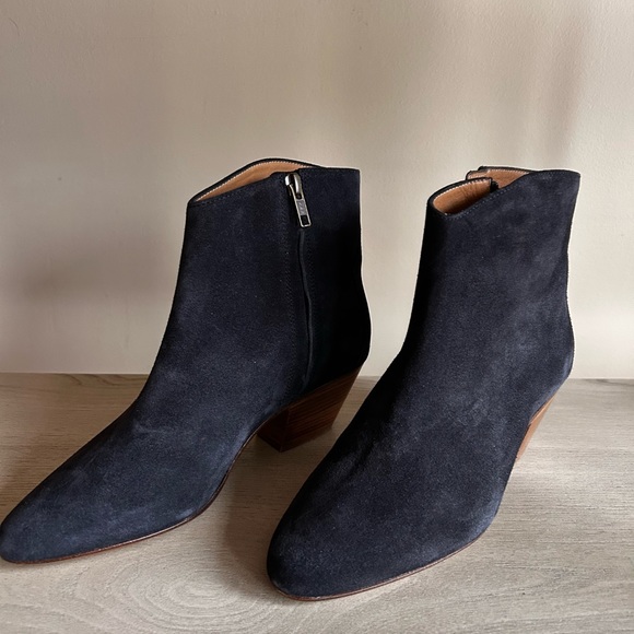 Isabel Marant Dacken Suede Ankle Boots - Picture 2 of 7